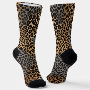 Modern Luxury White Leopard Elegant Collection Socks
