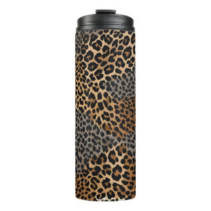 Modern Luxury White Leopard Elegant Collection Thermal Tumbler