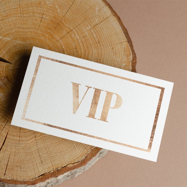 Modern luxury white rose gold VIP card club member (Modern luxury white rose gold VIP card club member )