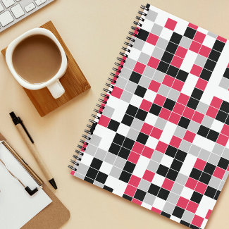 Modern Magenta Geometric Pattern