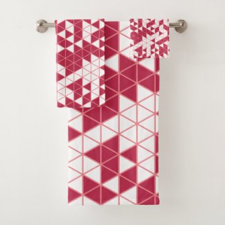 Modern Magenta Pink Geometric