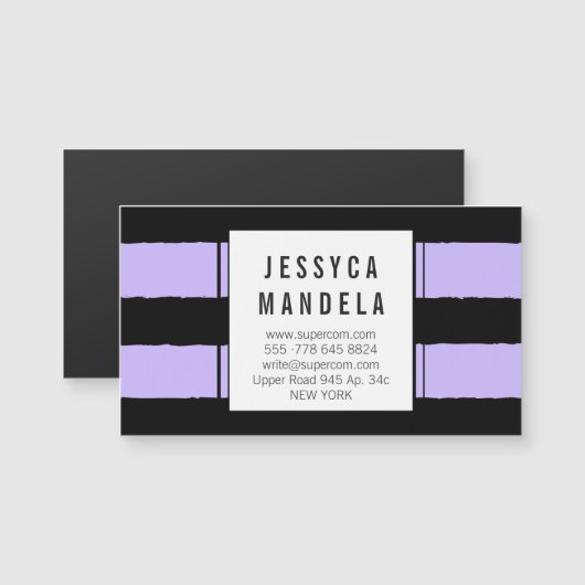 Modern Magnetic Cards (Front/Back)