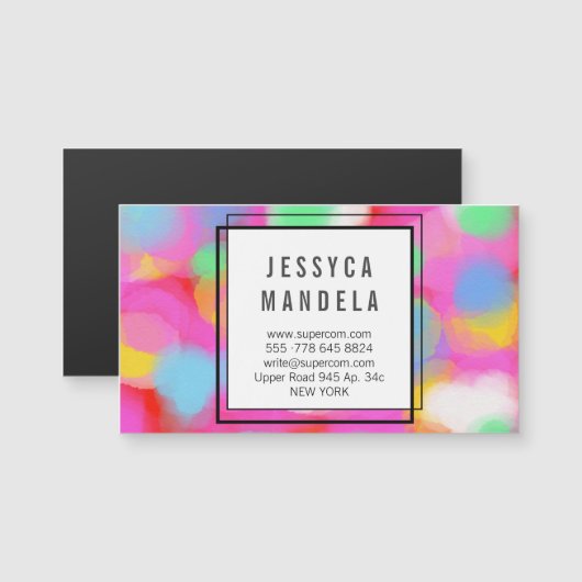 Modern Magnetic Cards (Front/Back)