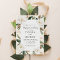 modern magnolia engagement party invitation