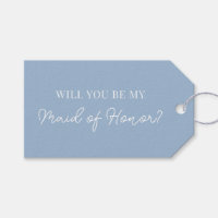 Modern Maid of Honor Proposal Tag