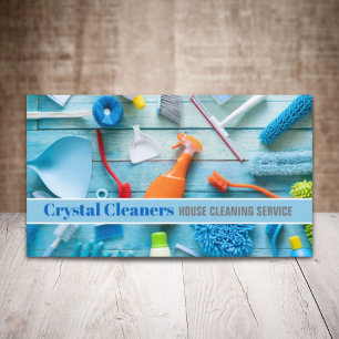 Modern Maid Services Housekeeper Housekeeping Business Card