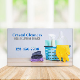Modern Maid Services Housekeeping Housekeeper Business Card
