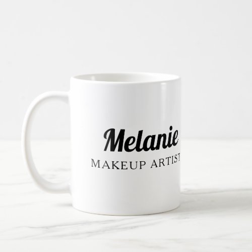 Modern Makeup Artist  Hair Stylist Coffee Mug 