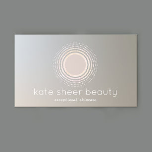 Modern Mandala Circle Logo, Beauty Salon Business Card