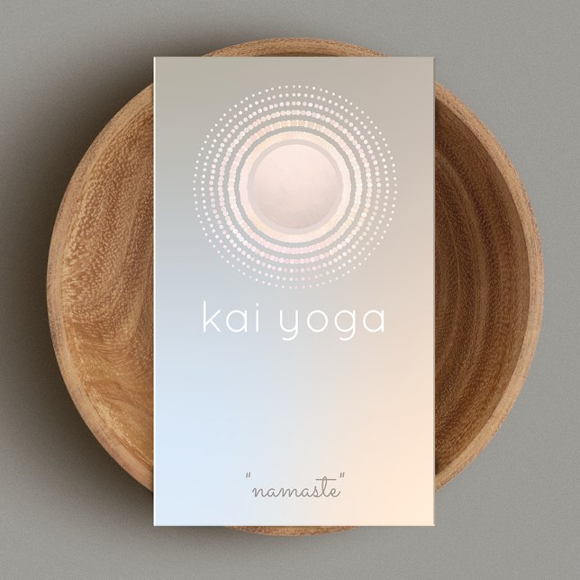 Modern Mandala Circle Logo, Yoga Instructor Business Card (Creator Uploaded)