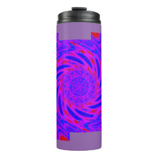 MODERN MANDALA COLOR PINK THERMAL TUMBLER