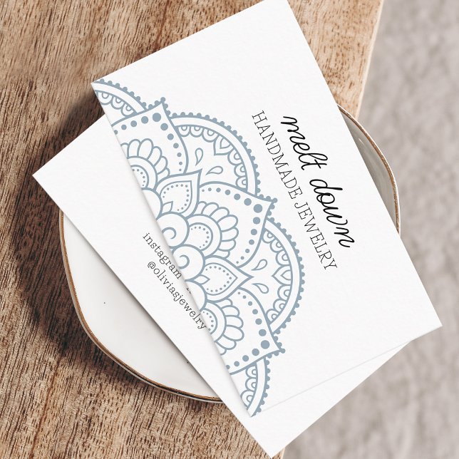 Modern Mandala Jewelry Business Card (Modern Mandala Jewelry Business Card)