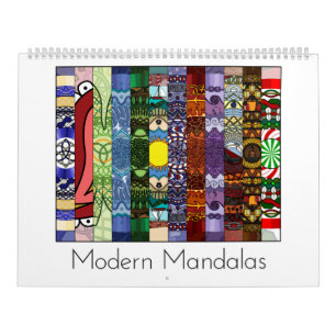 Modern Mandalas 12 Month Calendar