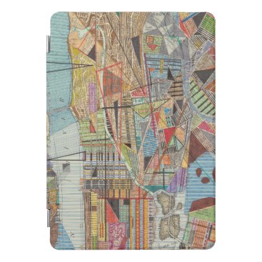 Modern Map of New York I iPad Pro Cover