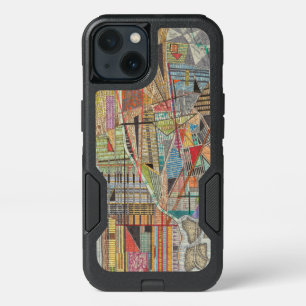 Modern Map of New York I iPhone 13 Case