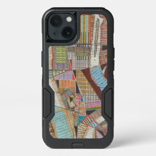Modern Map of New York II iPhone 13 Case