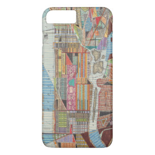 Modern Map of New York III iPhone 8 Plus/7 Plus Case