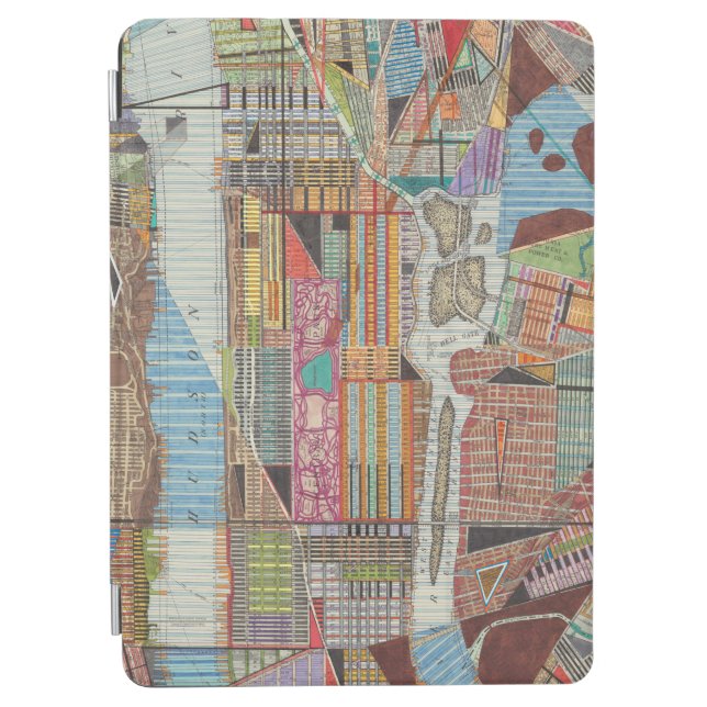 Modern Map of New York III iPad Air Cover (Front)