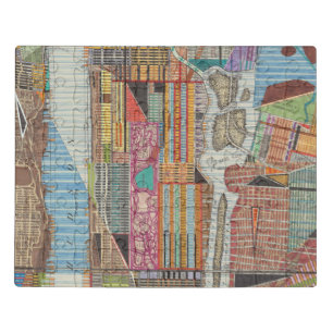 Modern Map of New York III Jigsaw Puzzle