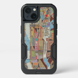 Modern Map of New York III iPhone 13 Case