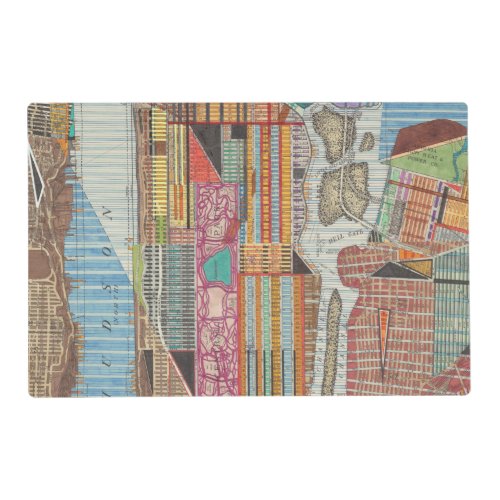 Modern Map of New York III Placemat