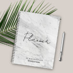 Modern Marble Business Planner<br><div class="desc">Modern minimalist design with marble background for your personalized planner design. You can customize this planner,  just select the ''Customize it'' button.</div>