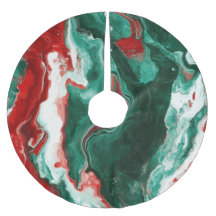 Modern Marble Christmas Tree Skirt