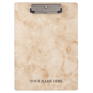 Modern Marble Designer Personalized Clipboard