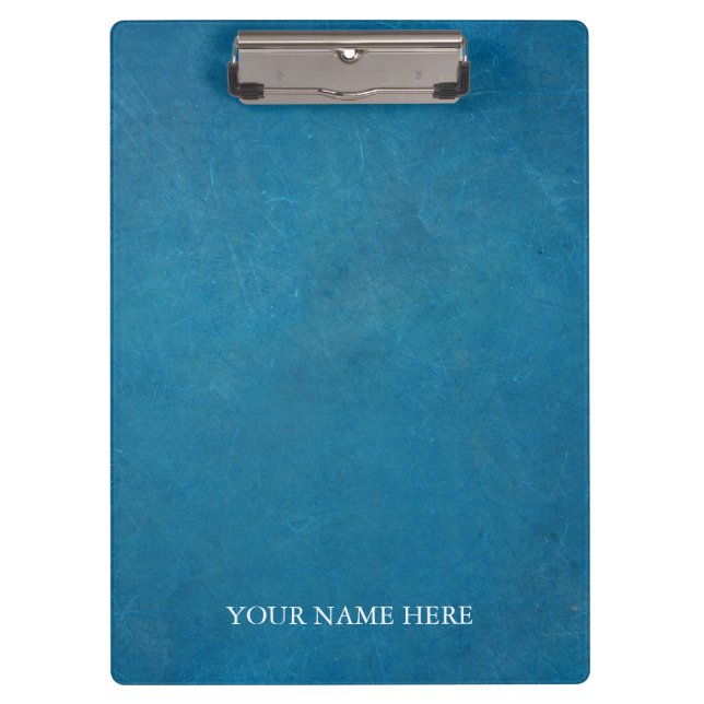 Modern Marble Designer Personalized Clipboard (Front)