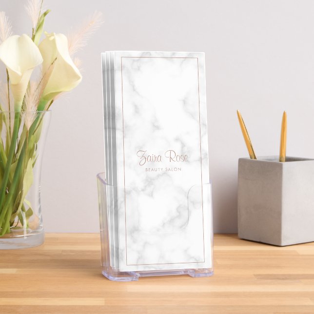 Modern Marble Elegant Business Trifold Brochure (Insitu)