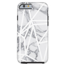 Modern Marble Geometric Pattern Design Tough iPhone 6 Case
