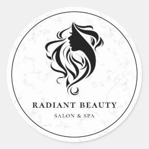 Hair Salon Logo Stickers - 84 Results | Zazzle