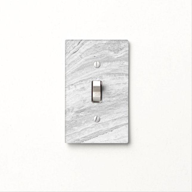Modern Marble light switch covers (In Situ)