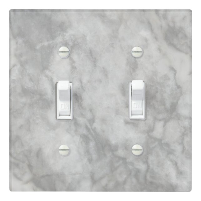 Modern Marble light switch covers (In Situ)