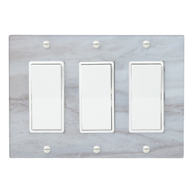 Modern Marble light switch covers (In Situ)