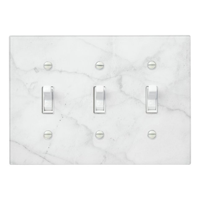 Modern Marble light switch covers (In Situ)