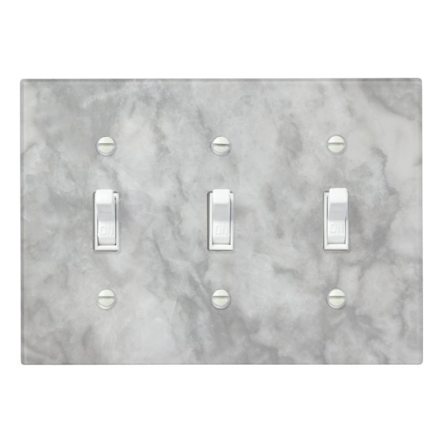Modern Marble light switch covers (In Situ)