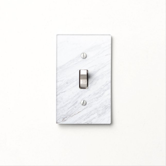 Modern Marble light switch covers (In Situ)