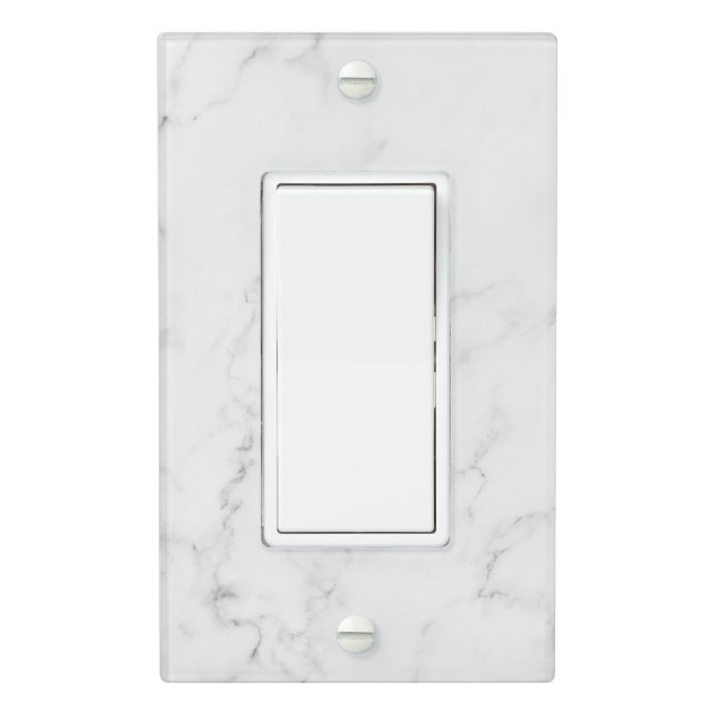 Modern Marble light switch covers (In Situ)