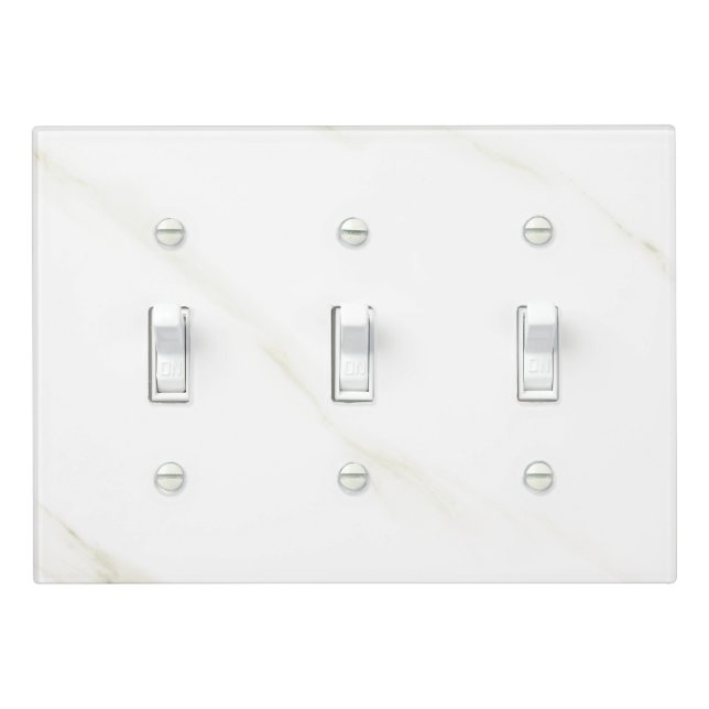 Modern Marble light switch covers (In Situ)
