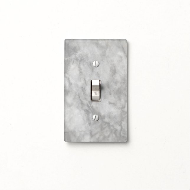 Modern Marble light switch covers (In Situ)
