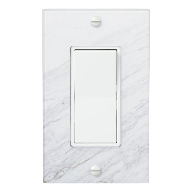 Modern Marble light switch covers (In Situ)