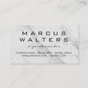 Modern Marble Lux Business Card