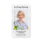 Modern Marble Photo Sympathy Memorial Prayer Card