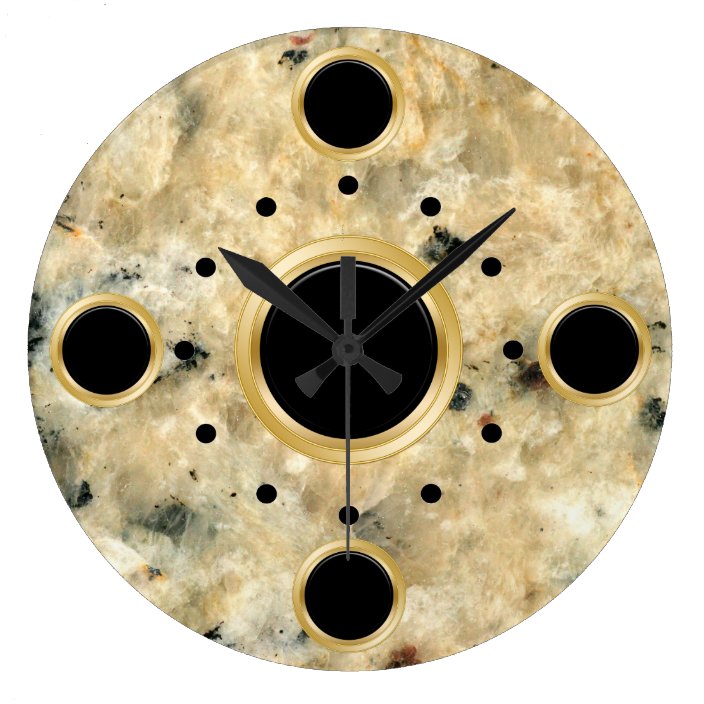 Modern Marble Wall Clocks Zazzle