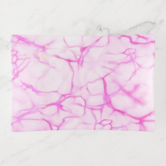 Modern Marbled Pink on White Trinket Tray