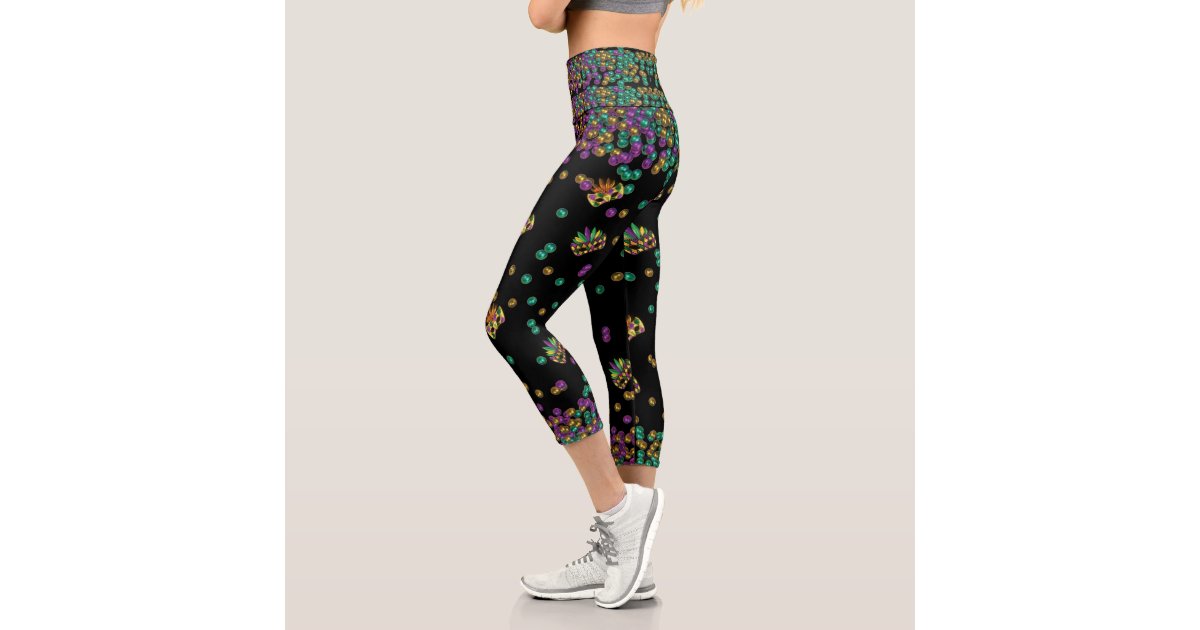 Mardi Gras Creations Spandex Leggings Adult - Leopard main image 1