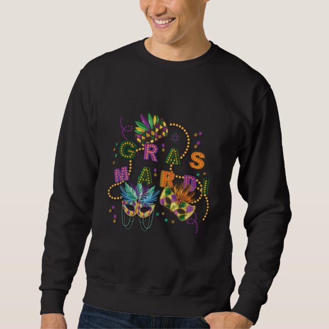 Modern Mardi Gras Sweatshirt (Front)