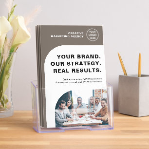 Modern Marketing Agency Service Portfolio Bi-Fold Brochure