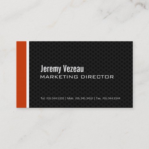 Customizable Modern Marketing Director Business Cards